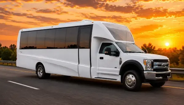 18 Passenger Party Bus White 18 Passenger Party Bus on offer