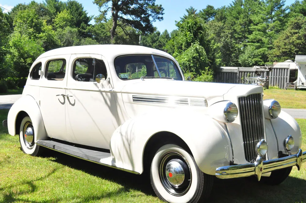 1939 Packard exterior with running boards for wedding car rental