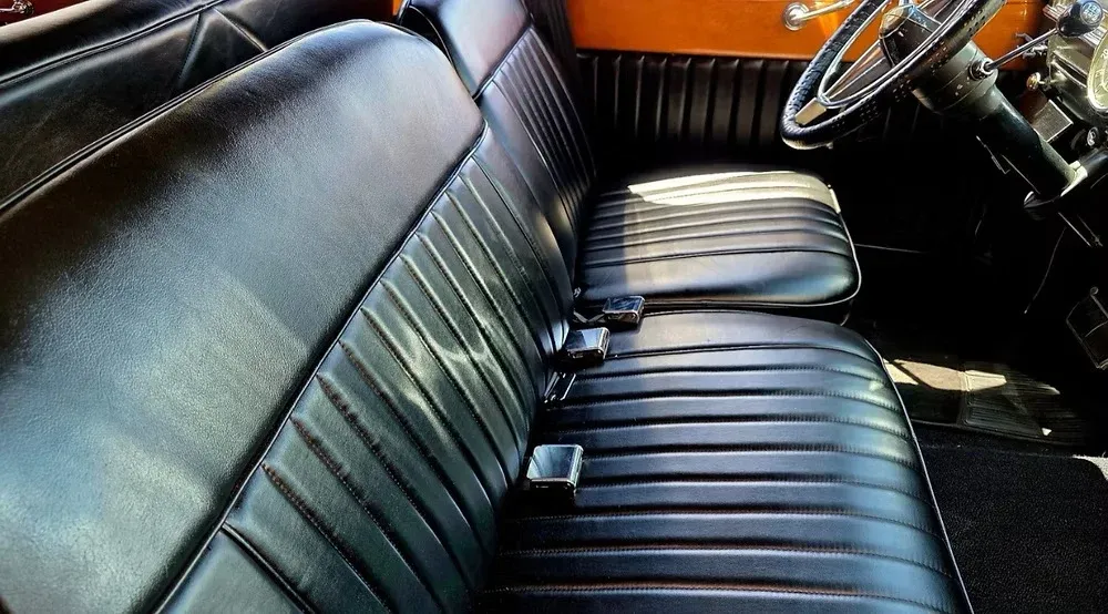 White 1946 Cadillac Airport Limousine, photo 3 for limo rental