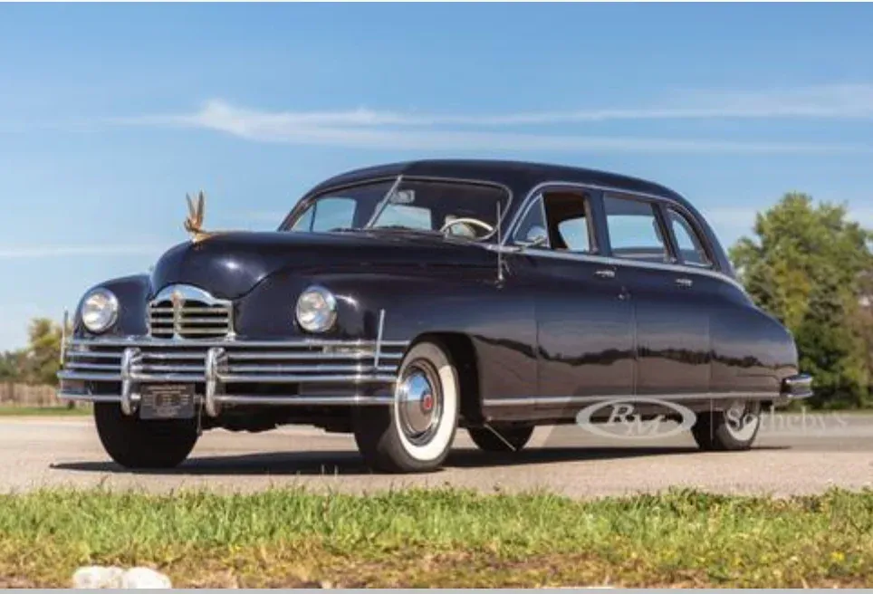 1950 Packard Silver 1950 Packard for wedding car rental