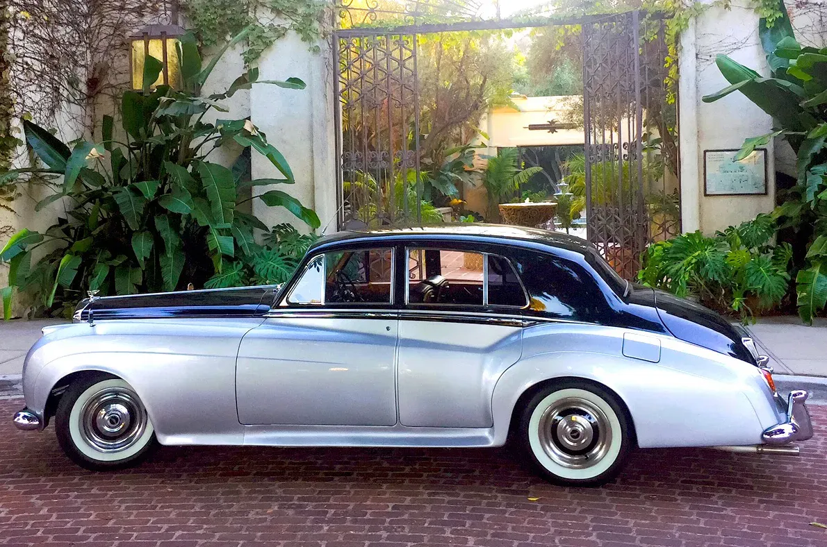 Silver 1957 Bentley SI, photo 2 for wedding car rental in California Silver 1957 Bentley SI, photo 2 for wedding car rental in California
