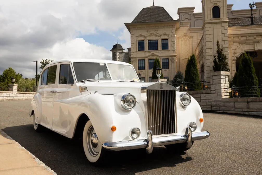 1962 Rolls Royce Austin Princess Stretch Limousine exterior, photo 3 for limo rental in Danforth, ME