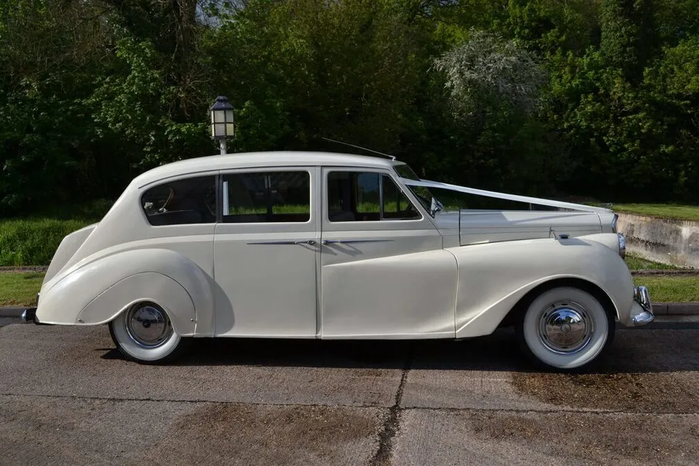 1962 Rolls Royce Austin Princess Stretch Limousine exterior, photo 4 for limo rental in Danforth, ME
