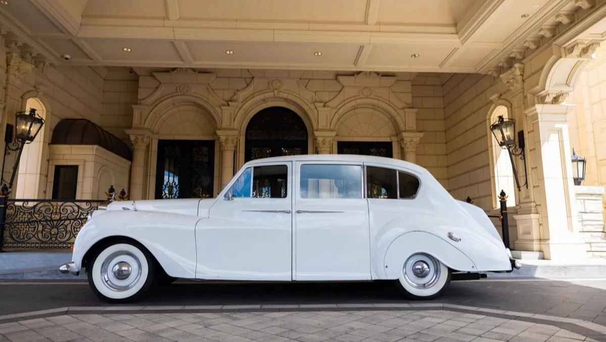 1962 Rolls Royce Austin Princess Stretch Limousine for limo rental in Danforth, ME