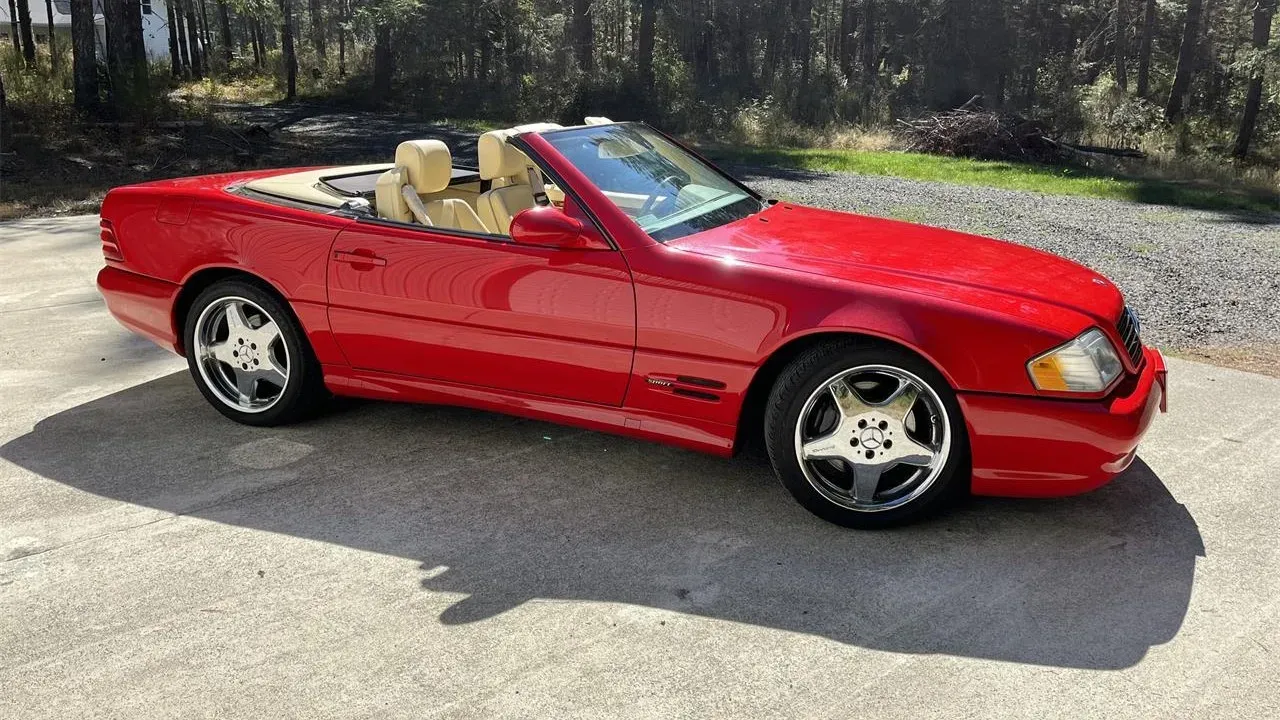 1999 Mercedes-Benz SL500 for wedding car rental in Auburn, WA