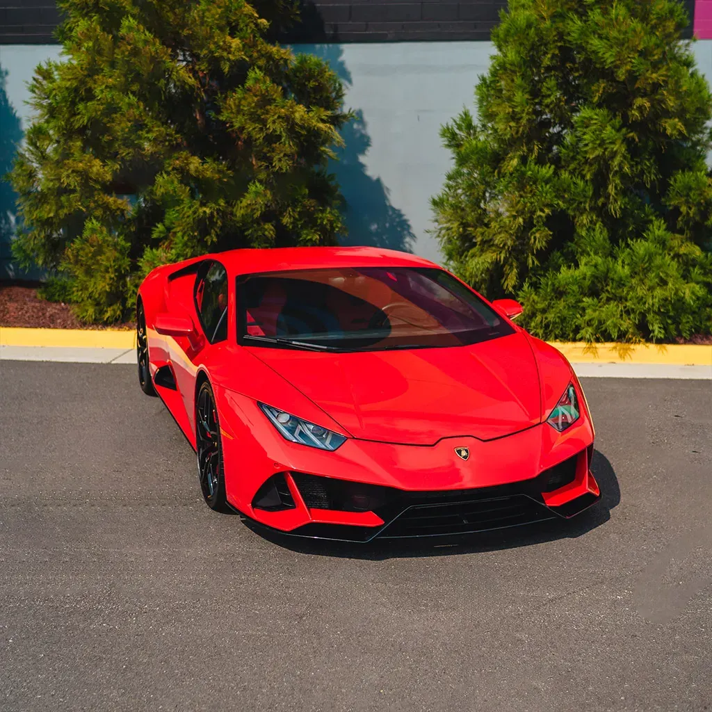 Red 2022 Lamborghini Huracan EVO Rosso Mars, photo 4 for wedding car rental in Rockville, MD Red 2022 Lamborghini Huracan EVO Rosso Mars, photo 4 for wedding car rental in Rockville, MD
