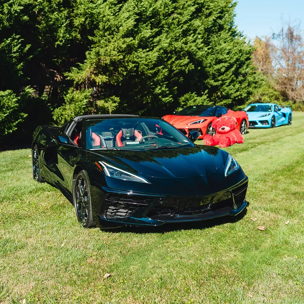 Black 2023 Corvette C8 2LT Convertible, photo 4 for wedding car rental in Rockville, MD Black 2023 Corvette C8 2LT Convertible, photo 4 for wedding car rental in Rockville, MD
