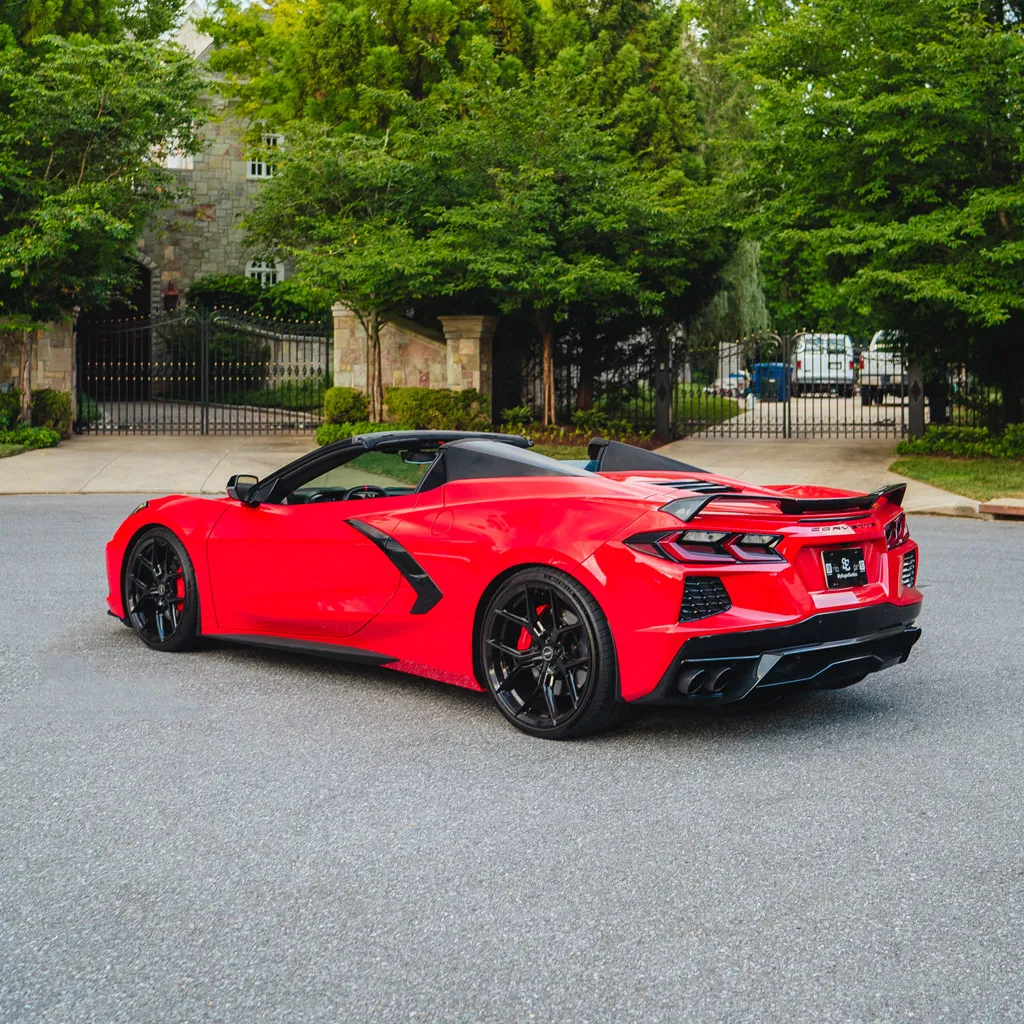 Red 2023 Corvette C8 Roadster 3LT (Automatic Convertible), photo 6 for wedding car rental in Rockville, MD