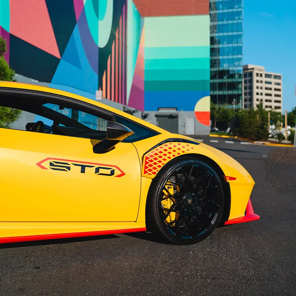 Orange 2023 Lamborghini Super Trofeo Omologata, photo 11 for wedding car rental in Rockville, MD