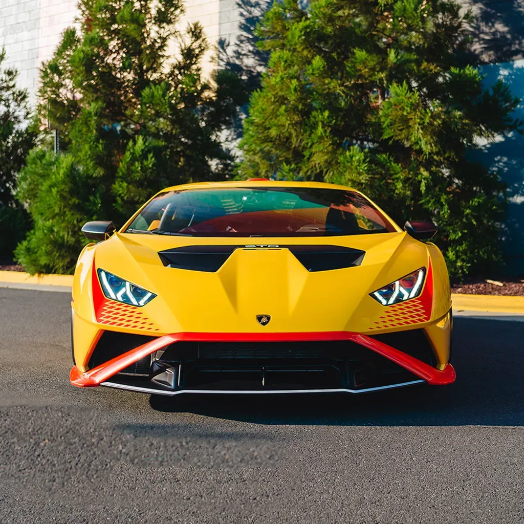 Orange 2023 Lamborghini Super Trofeo Omologata, photo 2 for wedding car rental in Rockville, MD