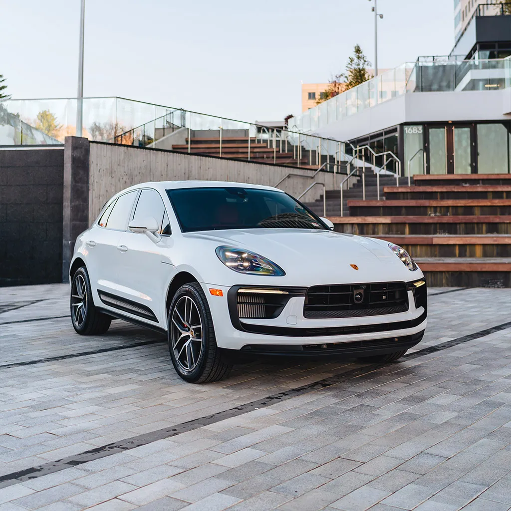 White 2023 Porsche Macan S SUV, photo 6 for wedding car rental in Rockville, MD White 2023 Porsche Macan S SUV, photo 6 for wedding car rental in Rockville, MD