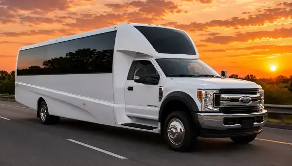 26 Passenger Party Bus White 26 Passenger Party Bus on offer