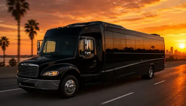 38 Passenger Party Bus Black 38 Passenger Party Bus on offer