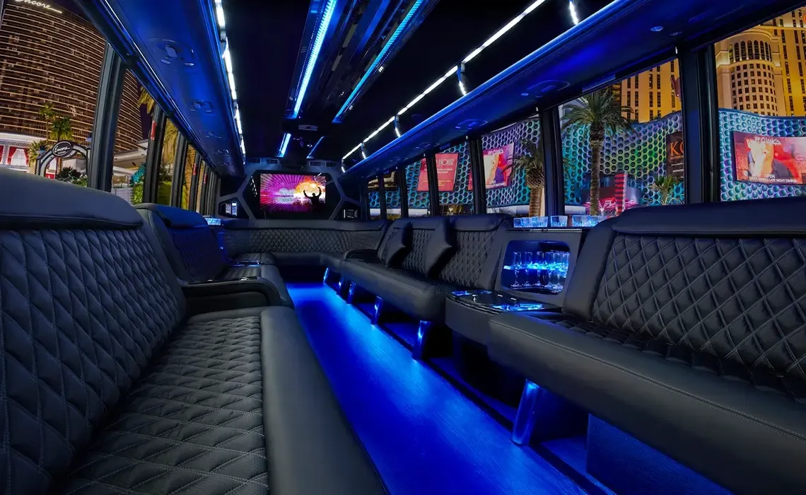 45 Passenger Party Bus for party bus rental