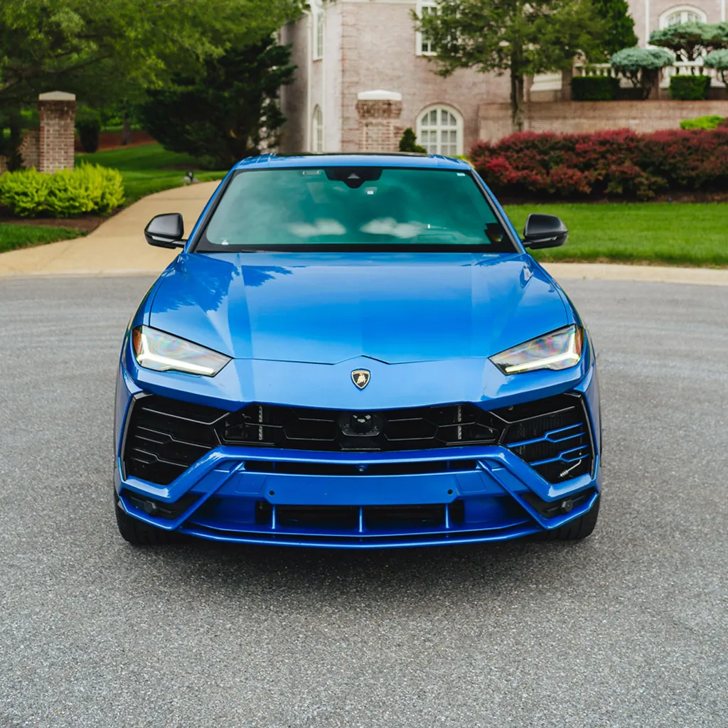 Blue Blu Eleos Lamborghini Urus, photo 2 for wedding car rental in Rockville, MD