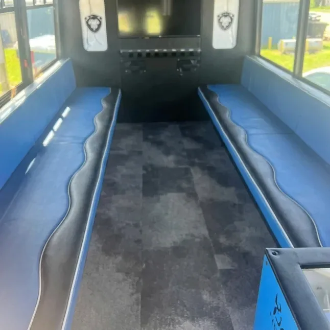 Blue Line Party Bus; view 2