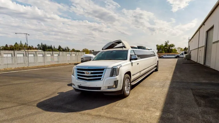 Cadillac Escalade Limo for limo rental in Doyle, CA