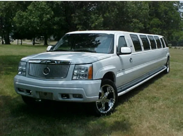 Cadillac Escalade Limousine White Cadillac Escalade Limousine on offer