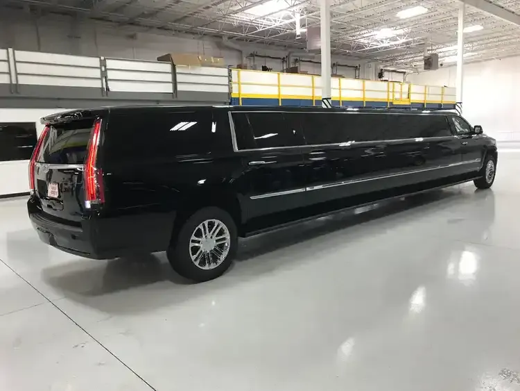 Cadillac Escalade Stretch Limousine Black Cadillac Escalade Stretch Limousine for limo rental