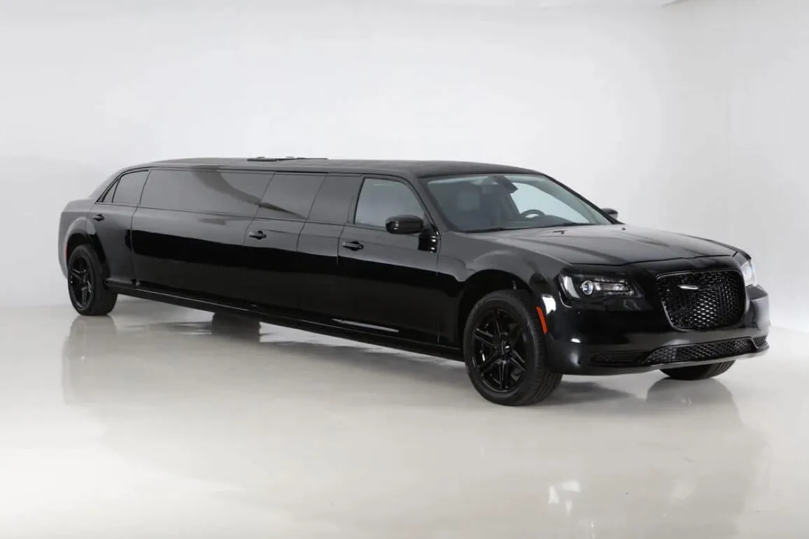 Chrysler 300 Limousine for pink limo rental in San Diego, CA