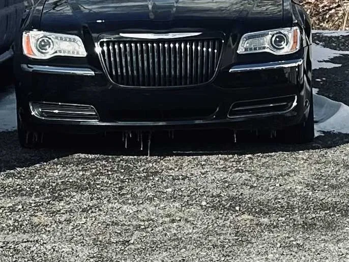 Pink Chrysler Limousine; view 2