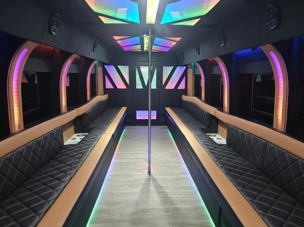 White D-Lux Party Bus on offer