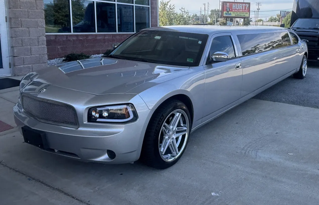 Dodge Charger Stretch Limousine, photo 2 for limo rental in Virginia Beach, VA