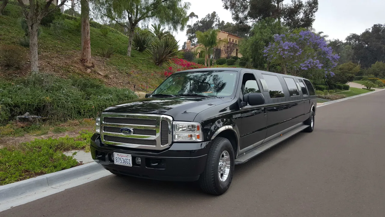 Black Excursion limo — SUV Limos