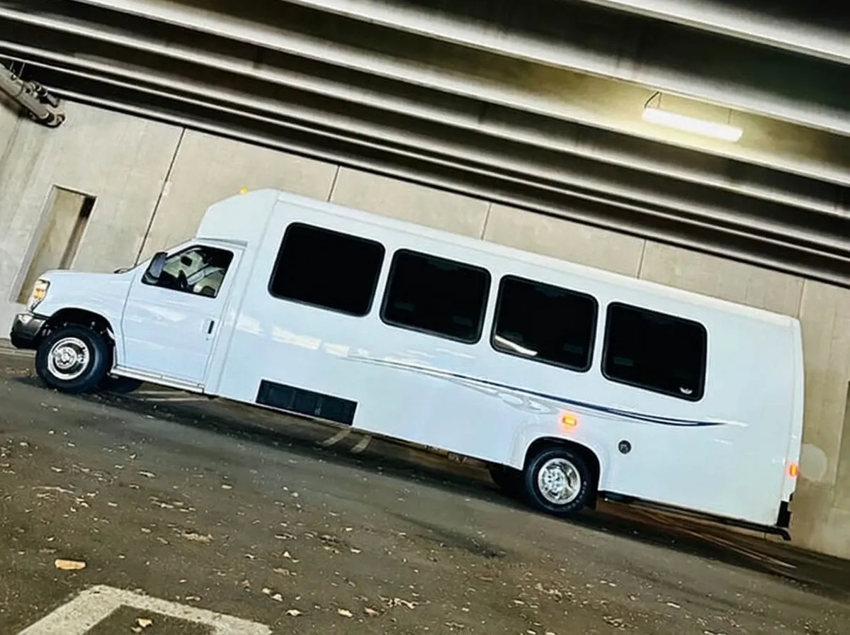 White Ford E-450 Series Party Bus on offer
