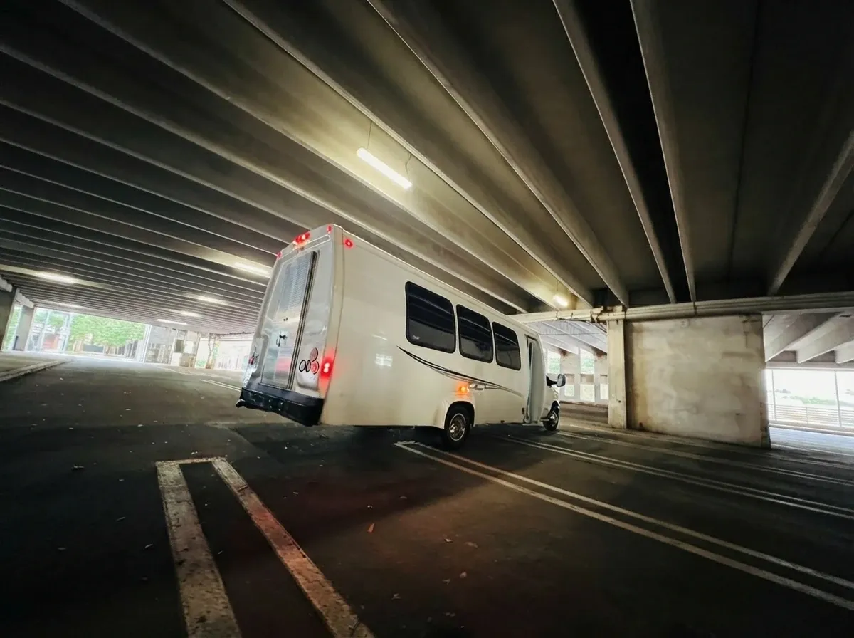 White Ford E-450 Series Party Bus; view 11
