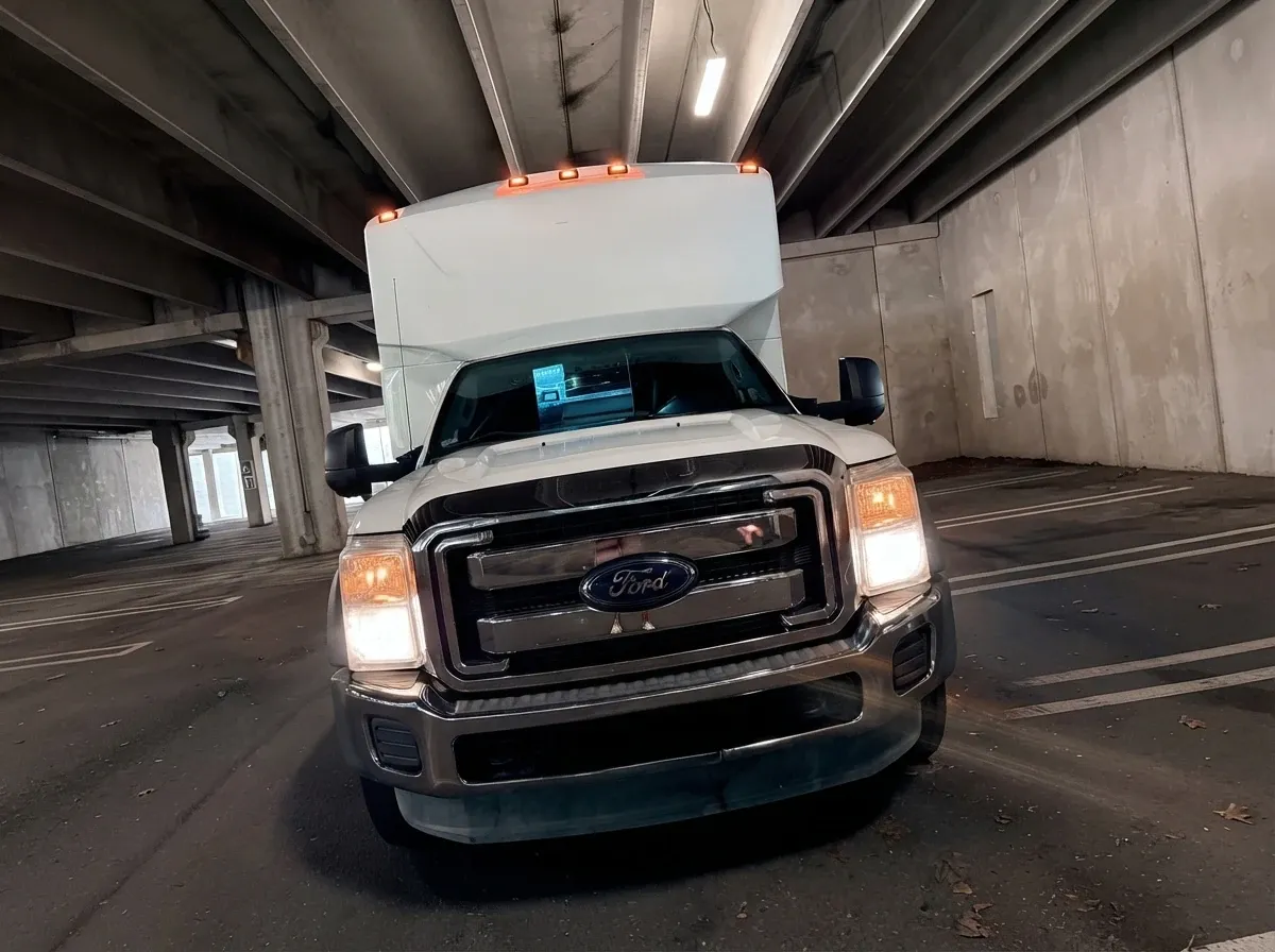 White Ford F-550 Party Bus; view 8