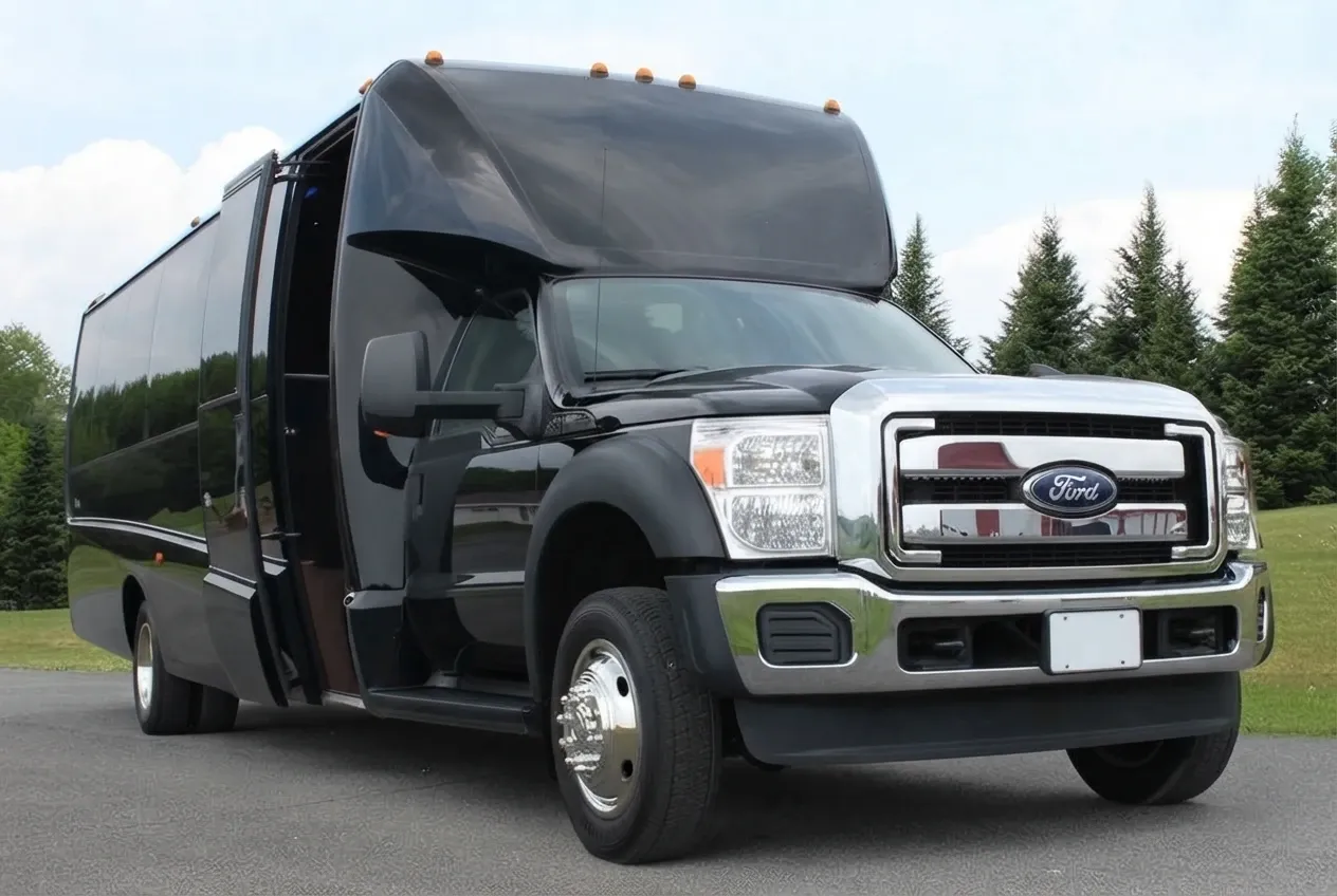 Ford F550 Party Bus Limousine Black Ford F550 Party Bus Limousine on offer