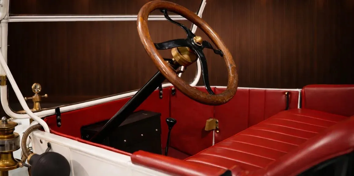 Ford Model T Speedster 1912 Vintage interior for wedding car rental in Toms River, NJ