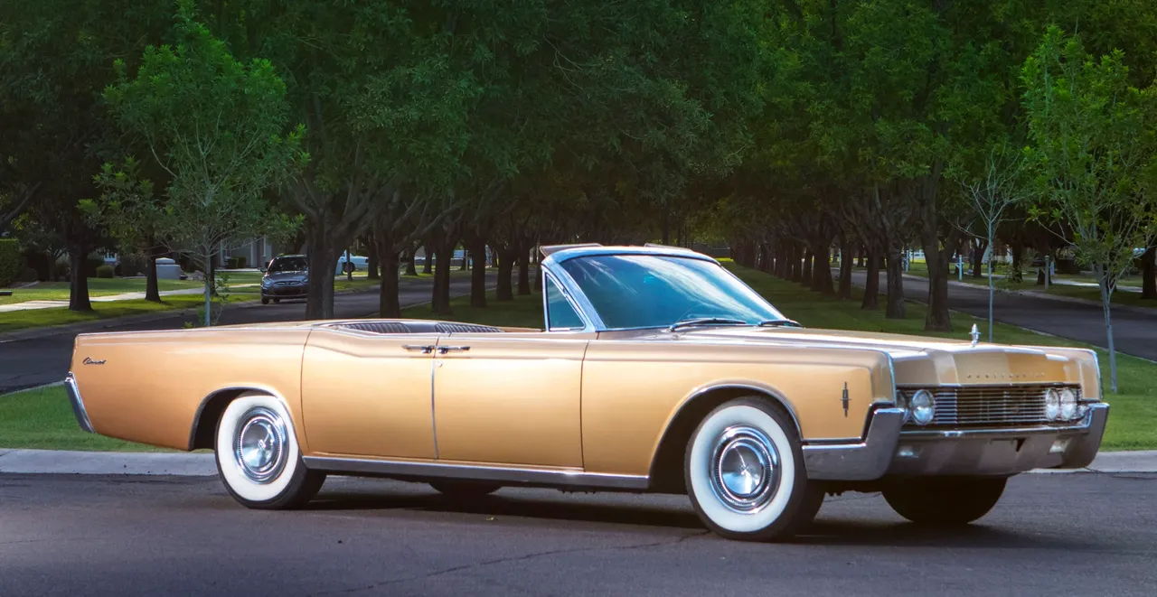 Gold Goldie -- The 66 Continental, photo 2 for wedding car rental in Pine Valley, CA