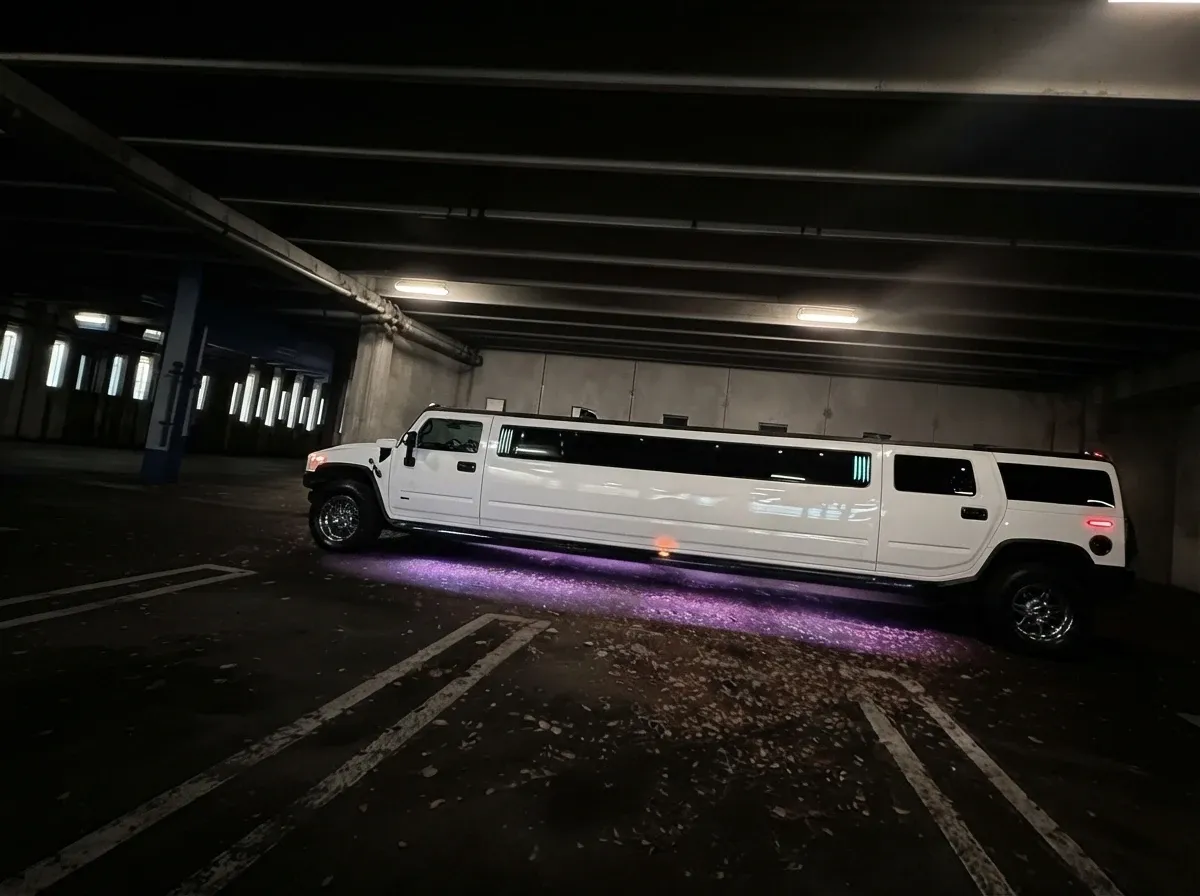 White H2 Hummer; view 7