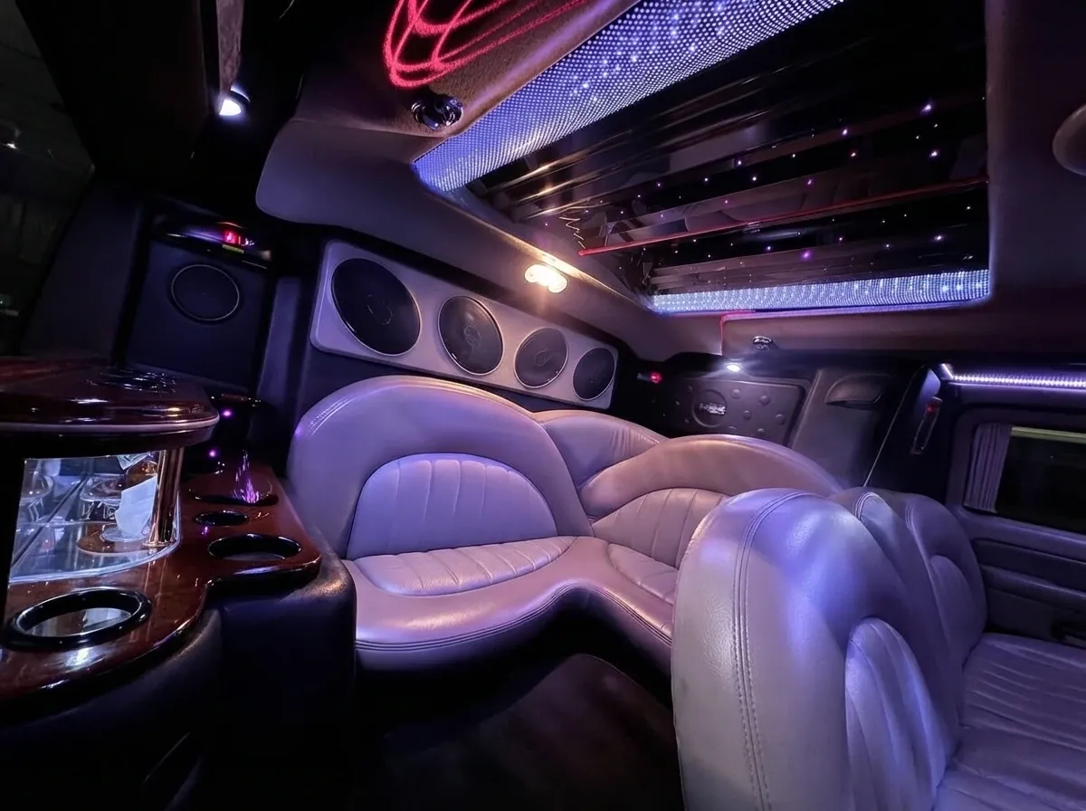White H2 Hummer; view 6