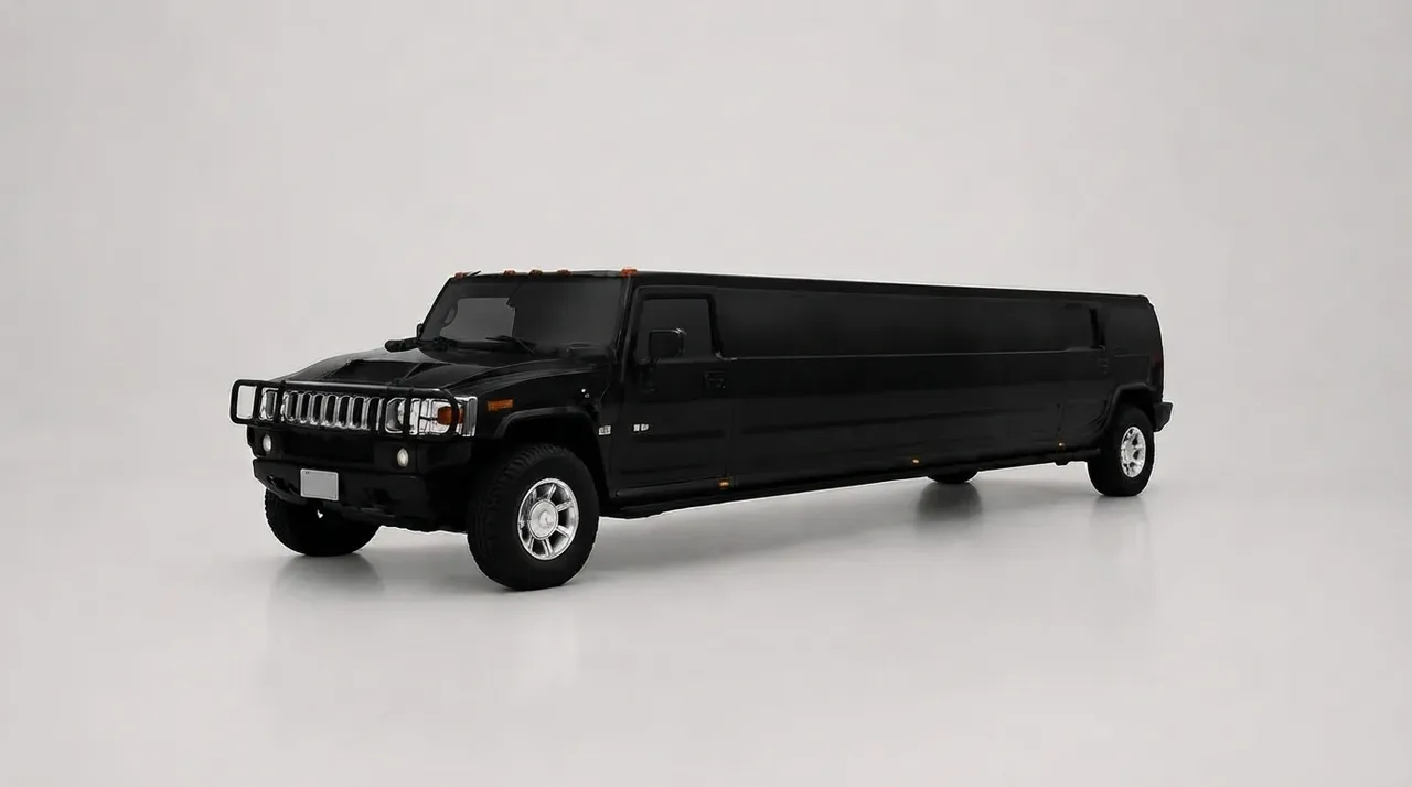 Black Hummer H2 Limousine on offer