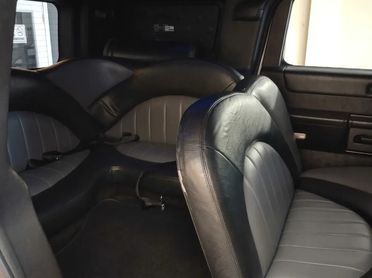 Black Hummer Limousine; view 6