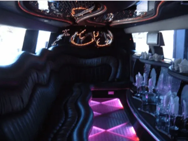 Pink Hummer Limousine; view 3