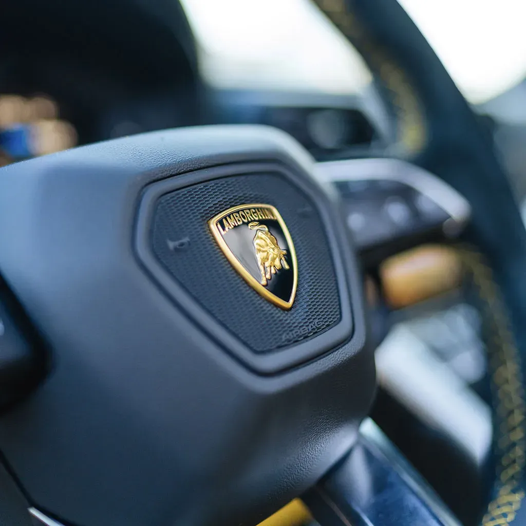 Gold Lamborghini Urus Giallo Auge, photo 5 for wedding car rental in Rockville, MD