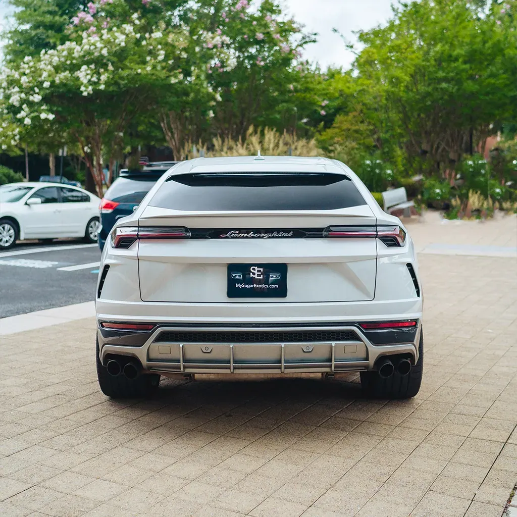Lamborghini Urus Ibis White, photo 3 for wedding car rental in Rockville, MD
