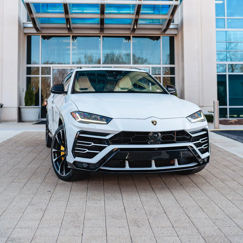White Lamborghini Urus Omnino Albus, photo 12 for wedding car rental in Rockville, MD White Lamborghini Urus Omnino Albus, photo 12 for wedding car rental in Rockville, MD