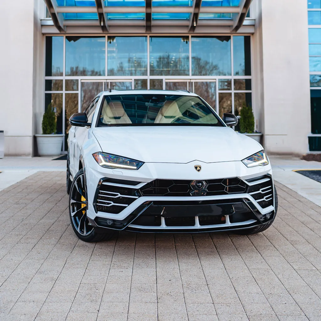 White Lamborghini Urus Omnino Albus, photo 8 for wedding car rental in Rockville, MD White Lamborghini Urus Omnino Albus, photo 8 for wedding car rental in Rockville, MD
