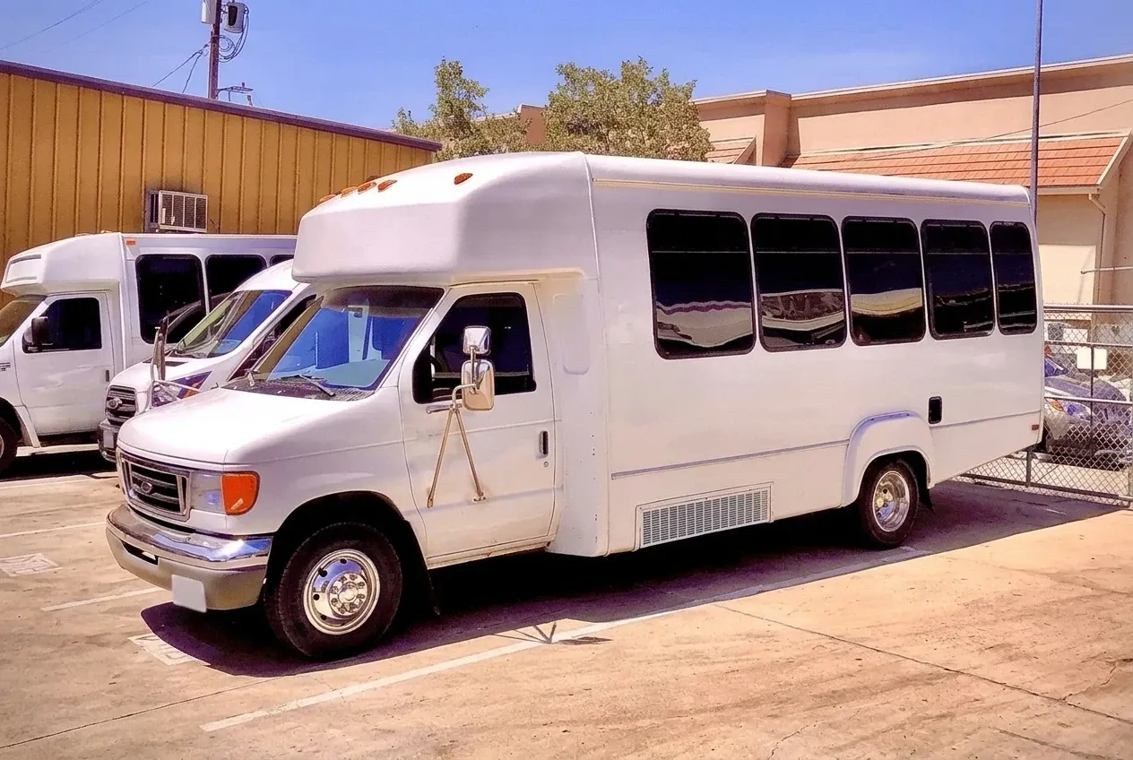 White Limousine Party Bus White Limousine Party Bus on offer
