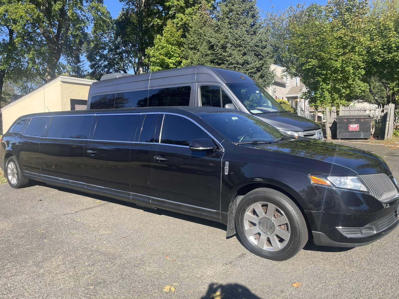 Black Lincoln MKT Limousine for limo rental in Central, AK