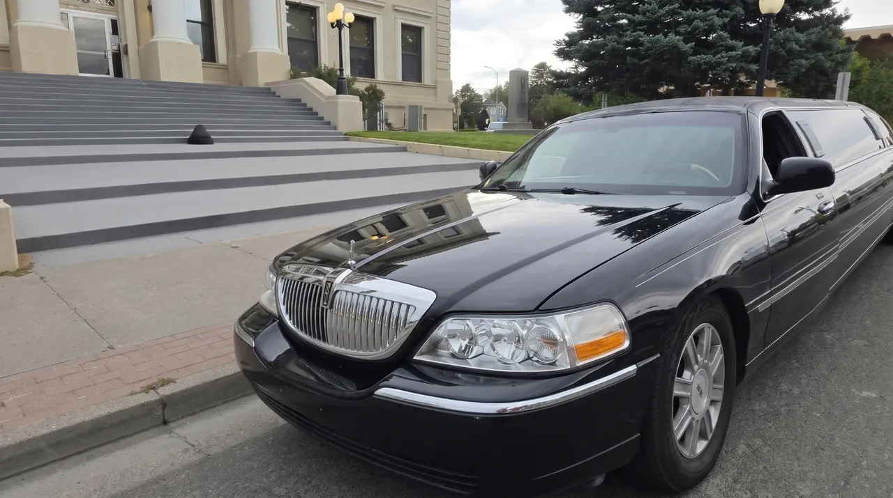Black Lincoln Town Car Limousine on offer