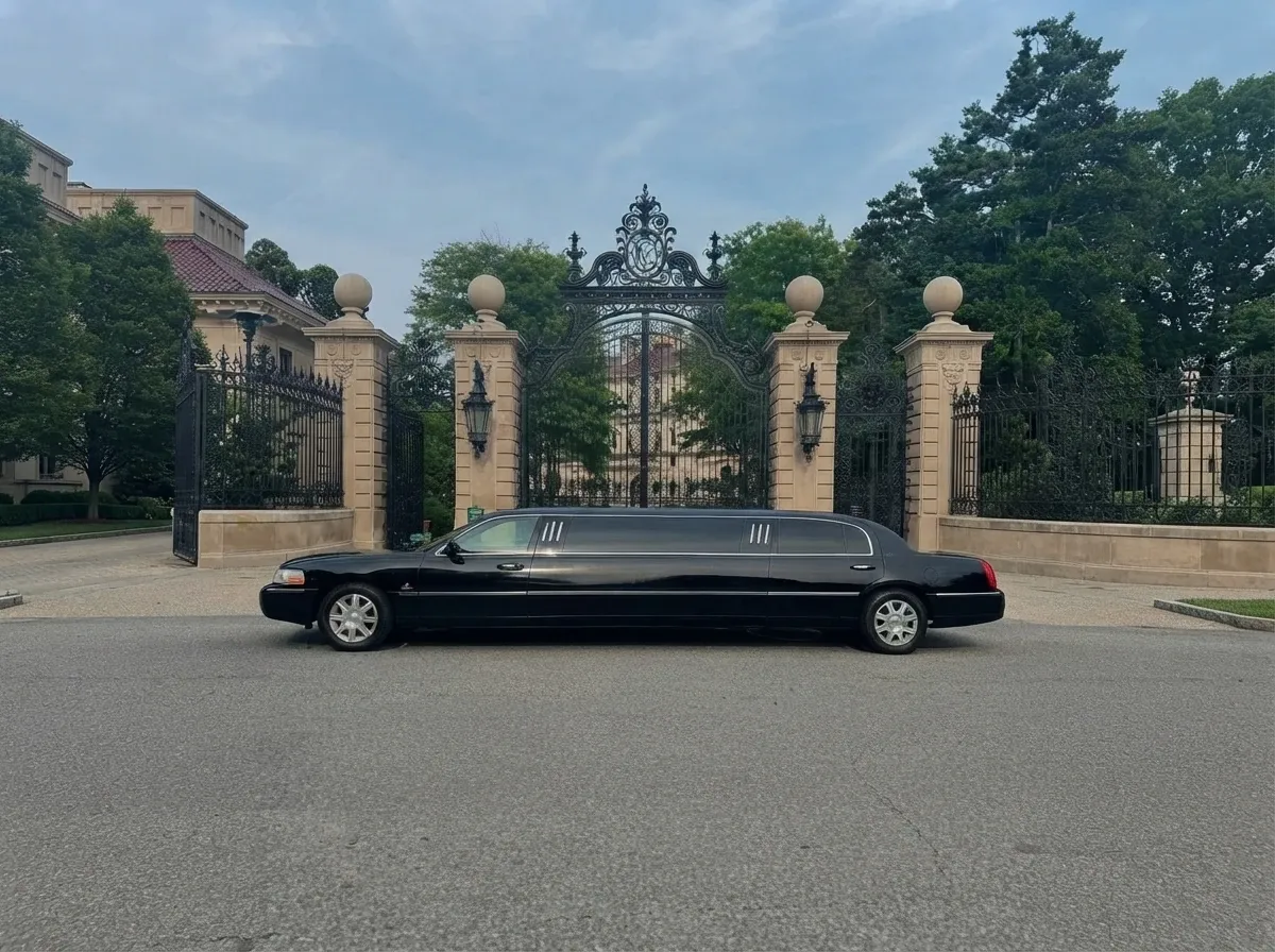 Black Lincoln Town Car Limousine on offer