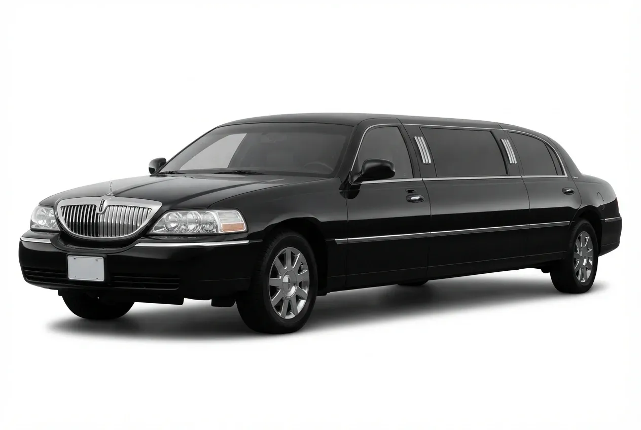 Black Lincoln Town Car Stretch Limousine on offer