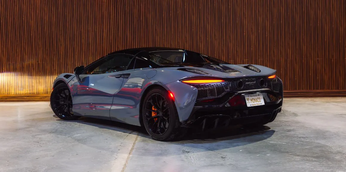 Gray McLaren Artura exterior, photo 4 for wedding car rental in Williston Park, NY