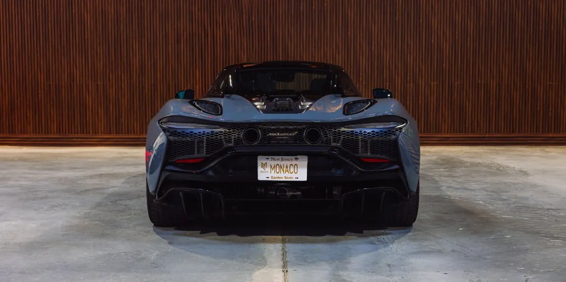Gray McLaren Artura exterior, photo 5 for wedding car rental in Williston Park, NY